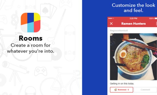 فيسبوك تعلن عن تطبيق Room للتحدث باسم مستعار