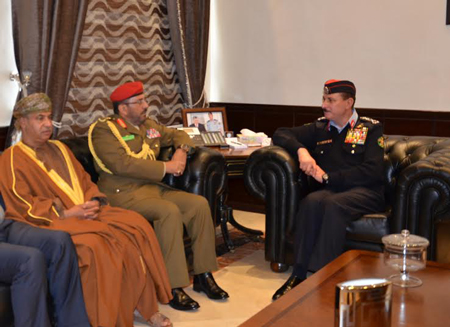 الطوالبة يستقبل سفير سلطنة عمان