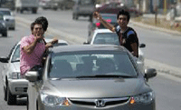 160  مخالفة سير لمركبات طلبة الثانوية العامة 
