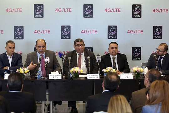 زين تطلق خدمات الجيل الرابع 