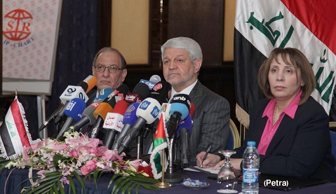 بحث الربط السككي بين الاردن والعراق
