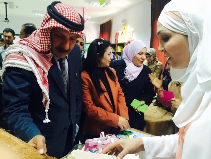 لقاء لجائزة الملكة رانيا في مدرسة الملك عبدالله  للتميز