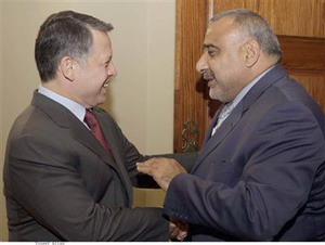 الملك يلتقي نائب الرئيس العراقي