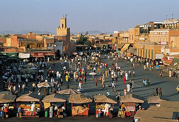 مراكش تتفوق على لندن وباريس وتتوج أفضل وجهة في 2015