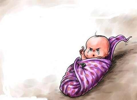 لقيط في الشارع العام بالوحدات  .. 