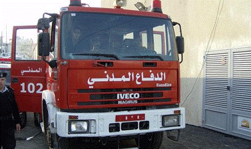 إخماد حريق بمطعم في خلدا