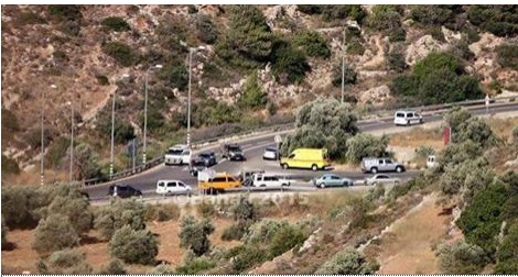 إصابة مستوطنين بالرصاص في رام الله