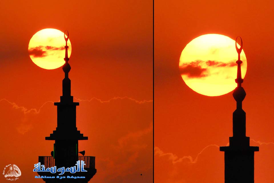 غروب شمس 15 رمضان