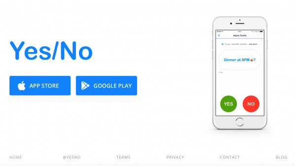 تطبيق  بـ Yes/No  ..  للرسائل المختصرة