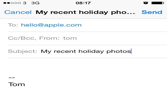 كيف تحافظ على رسالتك عبر iOS ؟
