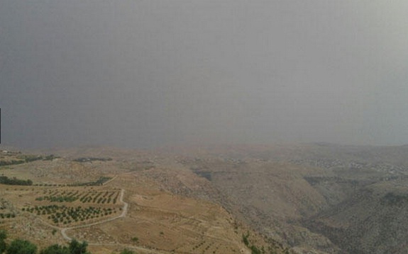 أمطار رعدية في الطفيلة .. 
