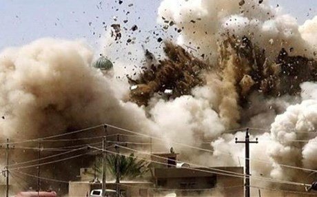 داعش يفجر أقدم مسجد جنوب الموصل 