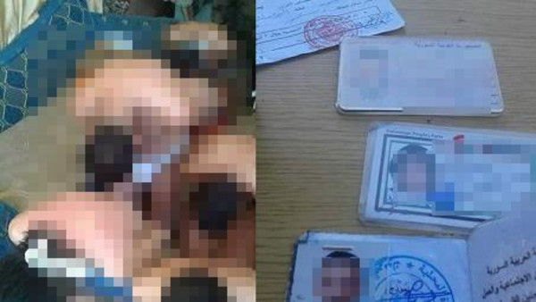 تعرية فلسطينيين وتصويرهم تحت صورة نصرالله والأسد ..  شاهد