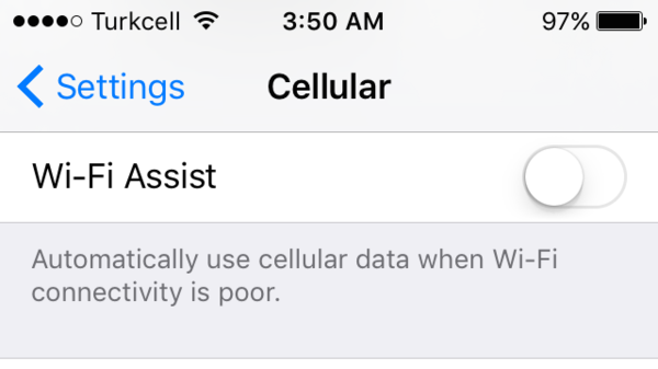كيفية منع استهلاك بيانات الاتصال عشوائيا على  iOS 9؟