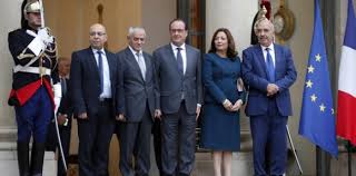  الرئيس الفرنسي يستقبل الرباعي التونسي 