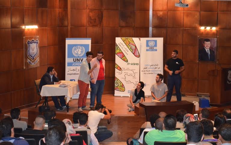 فعاليات كرفان التطوع في جامعة عمان الأهلية .. 