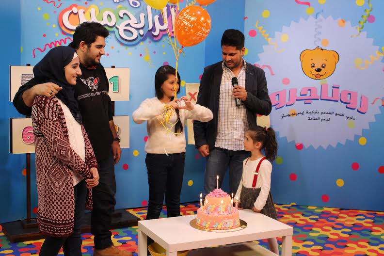  لين الصعيدي تحتفل بميلادها العاشر