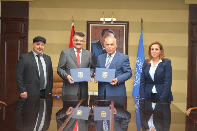  عمان الأهلية توقع مذكرة تفاهم مع نقابة الفنانين الأردنيين