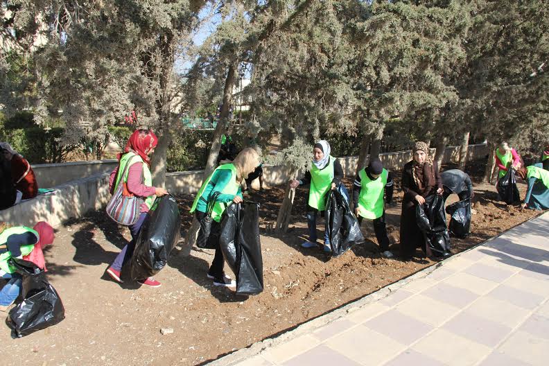  حملة نظافة شاملة في اليرموك