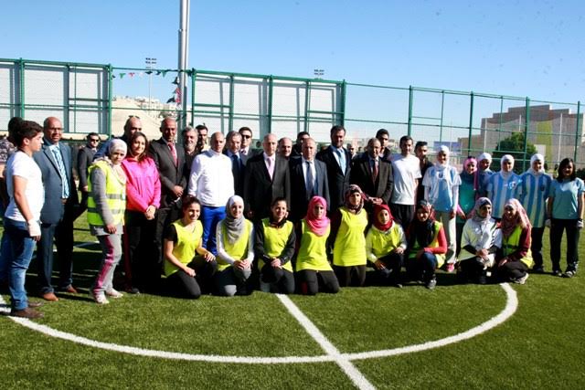 إنجاز 8 ملاعب رياضية في تربية الاردنية .. 