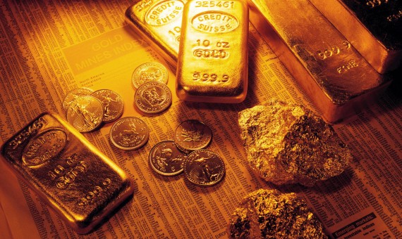  الذهب يسجل اقل سعر منذ 6 سنوات   