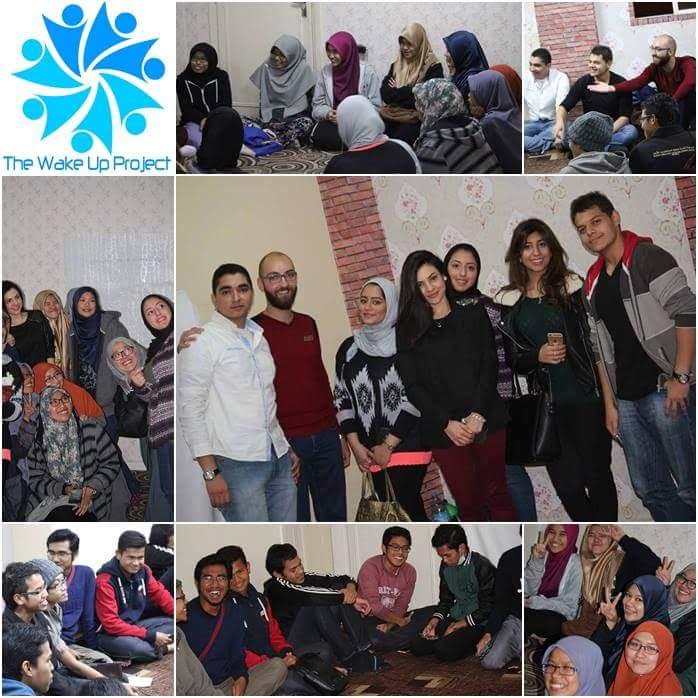 فريق The wake up project يلتقي الطلبة الماليزيين