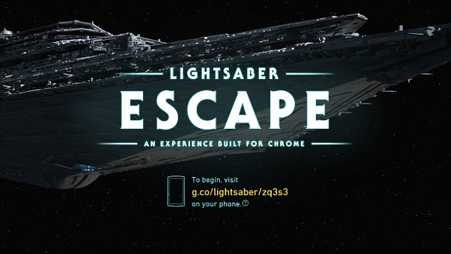  Lightsaper Escape‏ لعبة جديدة من جوجل