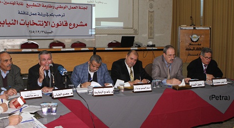إربد: تباين اراء نواب وسياسيين حول مشروع الانتخاب