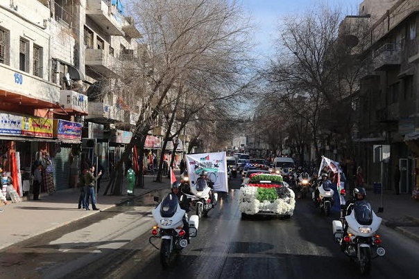 أبو نصير والأمن العام يحتفلان بعيد ميلاد القائد