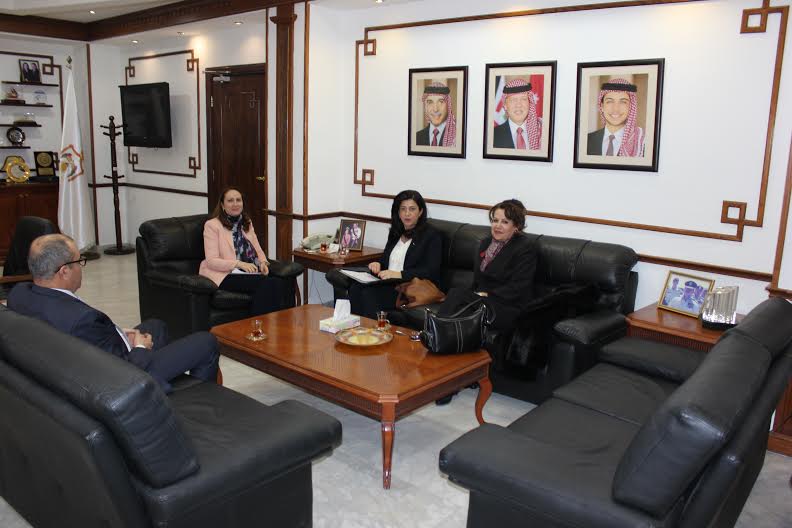 بحث التعاون الاقتصادي بين الاردن وفلسطين