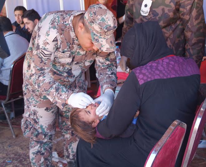حملة تطعيم لطالبي اللجوء السوريين