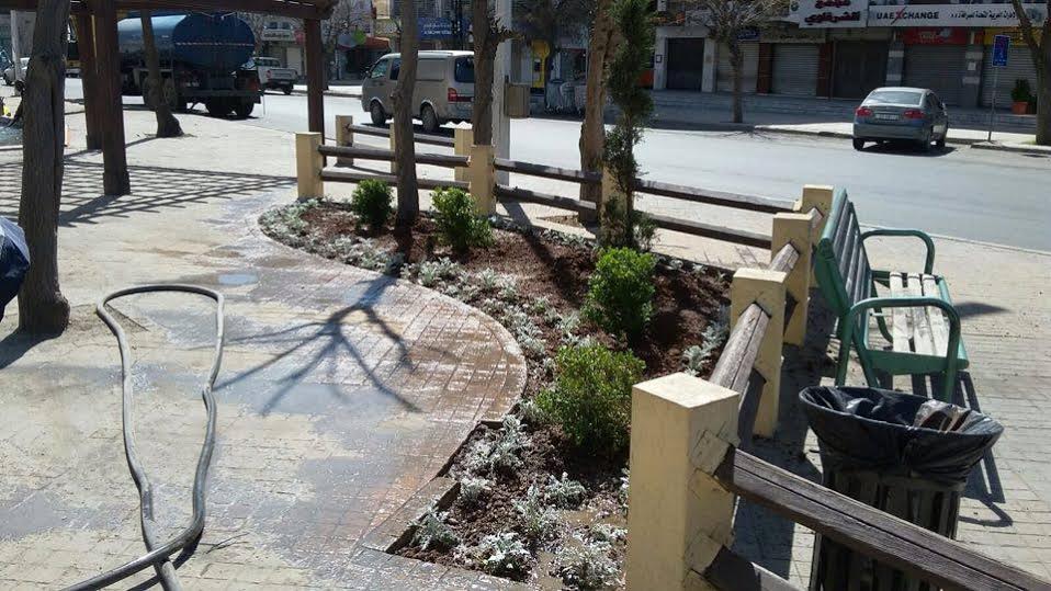 حملة لتجميل دوار سكينة في جبل الحسين - صور