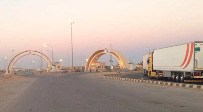 تطهير طريق التجارة بين العراق والأردن