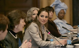 الملكة رانيا تشارك في الاطلاق الاقليمي لملتقى النساء القياديات