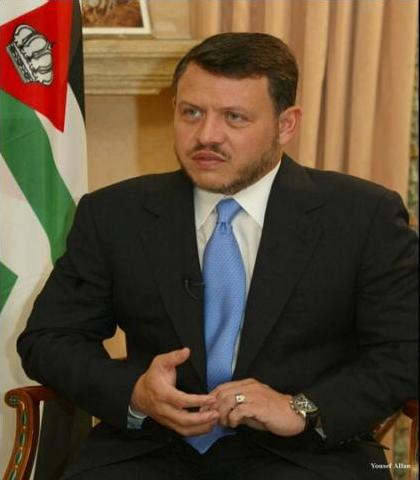 الملك يستقبل نائب الرئيس العراقي 