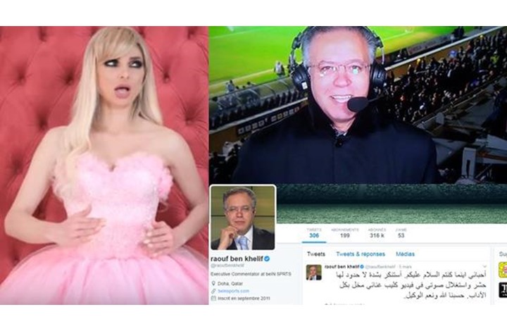 رد المعلق رؤوف خليف على توظيف صوته بكليب مخل بالحياء لميريام كلينك