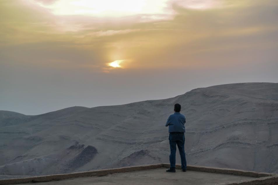 سماء الاردن ساعات المغيب 