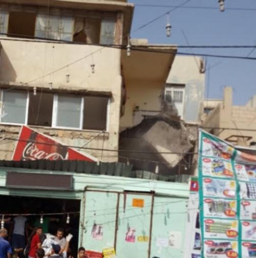وفاة شاب بانهيار جزئي لعمارة سكنية في جبل النصر
