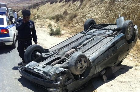  وفاة و 5 إصابات بحادث تدهور في معان