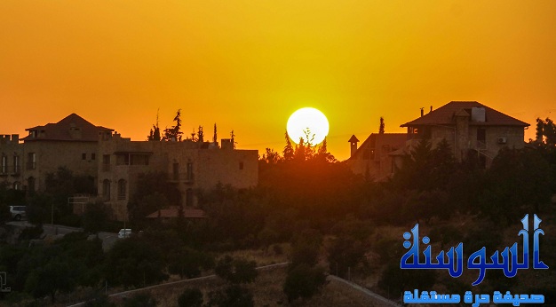 غروب الشمس   
