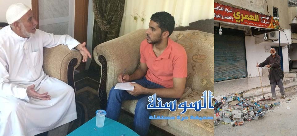 أمين العودات ترجم فرحة الفوز بالعمل  ..  والسوسنة زارته بمنزله