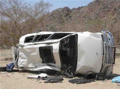 وفاة طفلين واصابة 3 من عائلة اردنية بحادث سير في السعودية