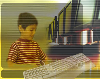 الكمبيوتر يضر بأدمغة الأطفال