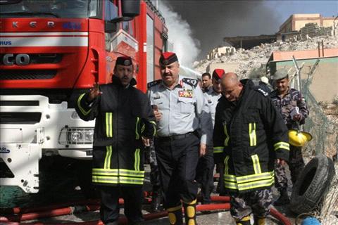 إخماد حريق في مطعم بعمان