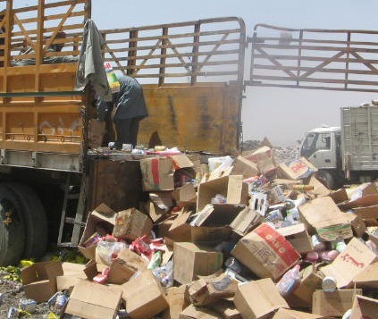 الأمانة تتلف 3470 كغم من المواد الغذائية الفاسدة خلال عطلة العيد