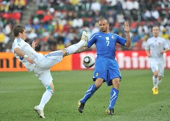 سلوفاكيا تهزم ايطاليا وتخرجها من كأس العالم 