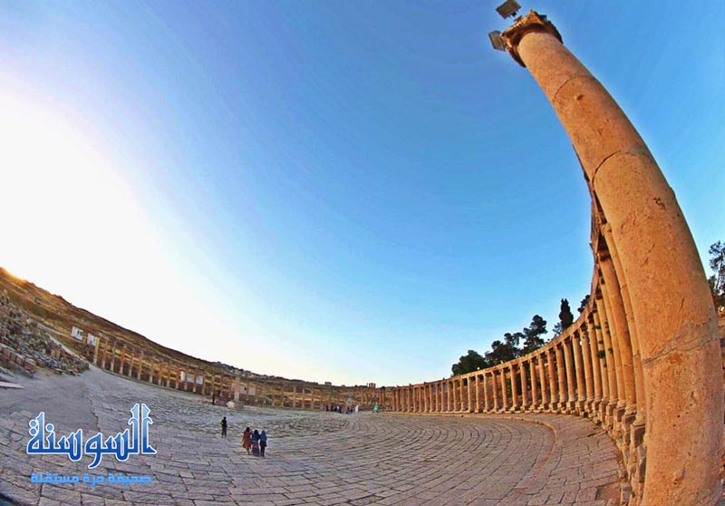 أعمدة جرش بتقنية تصوير متطورة