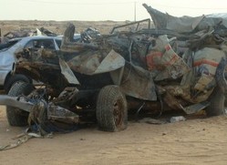 وفاة 11 شخص من عائلة واحدة في حادث مروع شمال السعودية