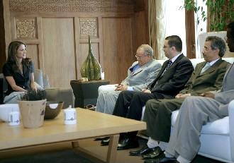 الملكة رانيا تلتقي وفد البنك الإسلامي للتنمية