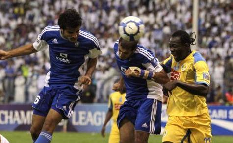 الهلال يدك شباك الغرافة بثلاثية